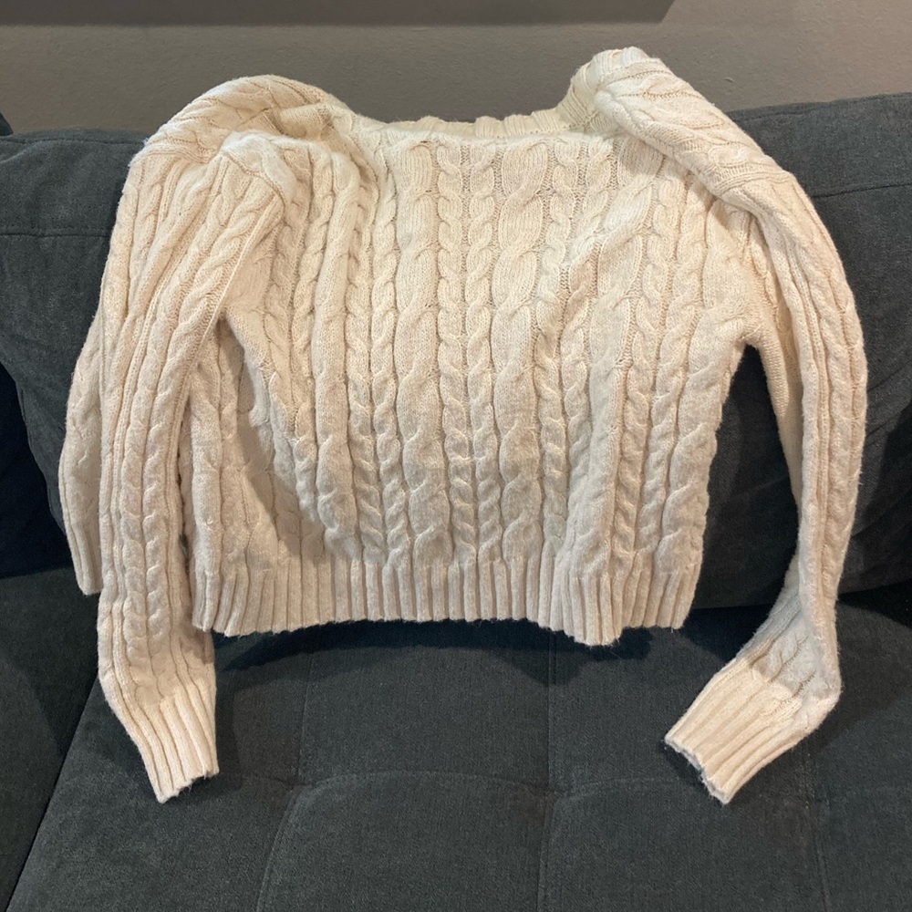 American eagle cropped cardigan